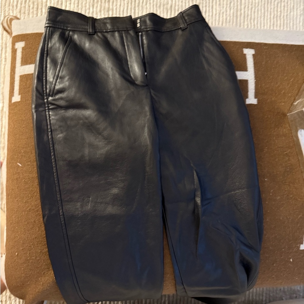 Babaton Leather Trousers